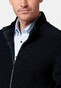 Baileys Cardigan Zip Fine Structure Knit Vest Navy