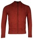 Baileys Cardigan Zip Front Diagonal Structure Knit Vest Deep Red