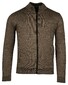 Baileys Cardigan Zip Lined Allover 2 Color Knit Vest Bruin