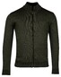 Baileys Cardigan Zip Lined Allover 2 Color Knit Vest Donker Groen