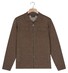Baileys Cardigan Zip Polo Collar Double Chestpocket Cotton Cashmere Vest Donker Taupe