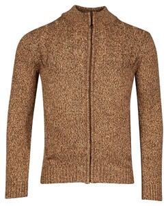 Baileys Cardigan Zip Single Knit Top Cable Knit Dark Gold