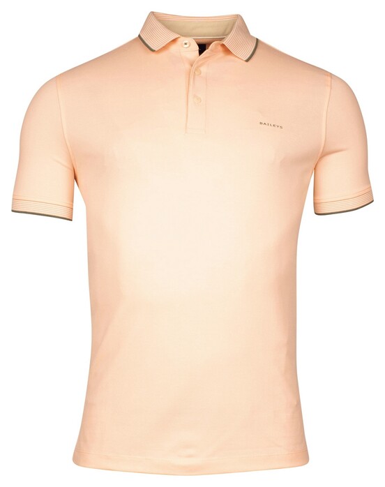 Baileys Collar Contrast Poloshirt Pastel Roze