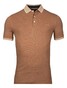 Baileys Collar Contrast Poloshirt Taupe