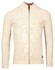 Baileys Combed Cotton Cardigan Zip Allover Structure Knit Vest Kitt Melange