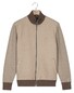 Baileys Cotton Cashmere Fullzip Front Soft Flanel Twill Vest Kitt