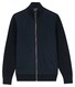 Baileys Cotton Cashmere Fullzip Front Soft Flanel Twill Vest Navy