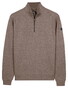 Baileys Cotton Sweatshirt Half Zip Trui Ash Grey