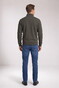 Baileys Cotton Sweatshirt Half Zip Trui Bladgroen