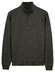 Baileys Cotton Sweatshirt Half Zip Trui Bladgroen