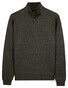 Baileys Cotton Sweatshirt Half Zip Trui Bladgroen