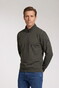 Baileys Cotton Sweatshirt Half Zip Trui Bladgroen