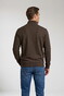 Baileys Cotton Sweatshirt Half Zip Trui Bruin