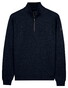 Baileys Cotton Sweatshirt Half Zip Trui Navy