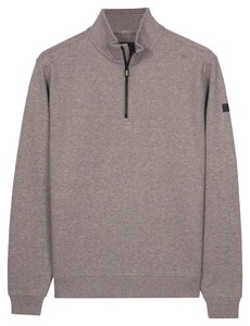 Baileys Cotton Sweatshirt Half Zip Trui Steel Grey