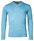 Baileys Cotton Uni V-Neck Single Knit Pullover Adriatic Blue