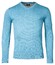 Baileys Cotton Uni V-Neck Single Knit Trui Adriatic Blue