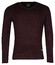 Baileys Cotton V-Neck Allover 2-Tone Trui Aubergine