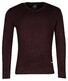 Baileys Cotton V-Neck Allover 2-Tone Trui Aubergine