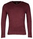 Baileys Cotton V-Neck Allover 2-Tone Trui Cerise