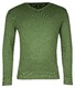 Baileys Cotton V-Neck Allover 2-Tone Trui Grasgroen