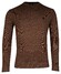 Baileys Crew Neck Allover 2-Tone Trui Bruin