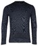 Baileys Crew Neck Allover 2-Tone Trui Deep Denim Blue