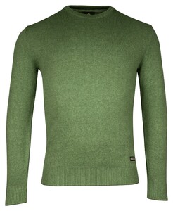 Baileys Crew Neck Allover 2-Tone Trui Grasgroen