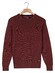 Baileys Crew Neck Allover Fine Two-Tone Texture Pullover Mauve Melange