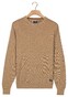 Baileys Crew Neck Allover Fine Two-Tone Texture Trui Camel