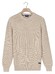 Baileys Crew Neck Allover Half Cardigan Stitch Multicolor Knit Trui Marshmallow