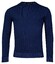 Baileys Crew Neck Allover Plated 2-Tone Jacquard Trui Cobalt