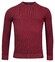 Baileys Crew Neck Allover Plated 2-Tone Jacquard Trui Rood