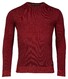 Baileys Crew Neck Allover Plated 2-Tone Jacquard Trui Stone Red