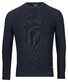 Baileys Crew Neck Allover Rib Knit Trui Dark Blue