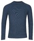 Baileys Crew Neck Allover Rib Knit Trui Deep Denim Blue