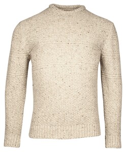 Baileys Crew Neck Allover Structure Knit Trui Kitt