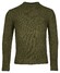 Baileys Crew Neck Allover Structure Knit Trui Olive
