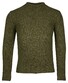 Baileys Crew Neck Allover Structure Knit Trui Olive