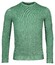 Baileys Crew Neck Body And Sleeves Two-Tone Structure Jacquard Trui Groen