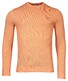Baileys Crew Neck Body And Sleeves Two-Tone Structure Jacquard Trui Mid Orange