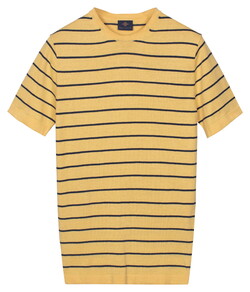 Baileys Crew Neck Breton Stripe Short Sleeve Trui Maisgeel