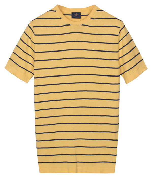 Baileys Crew Neck Breton Stripe Short Sleeve Trui Maisgeel