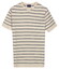 Baileys Crew Neck Breton Stripe Short Sleeve Trui Marshmallow