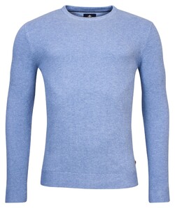 Baileys Crew Neck Cotton 2-Tone Jacquard Pullover Lavender Melange