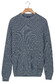 Baileys Crew Neck Mouliné Rib Structure Twisted Colors Trui Soft Blue