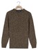 Baileys Crew Neck Pullover Multicolor Single Knit Trui Coffee Brown