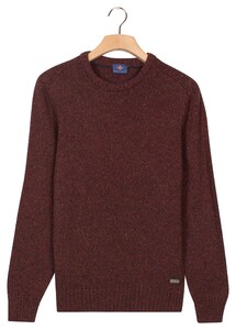 Baileys Crew Neck Pullover Multicolor Single Knit Trui Dark Mauve