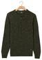 Baileys Crew Neck Pullover Multicolor Single Knit Trui Donker Groen
