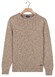 Baileys Crew Neck Pullover Multicolor Single Knit Trui Donker Zand
